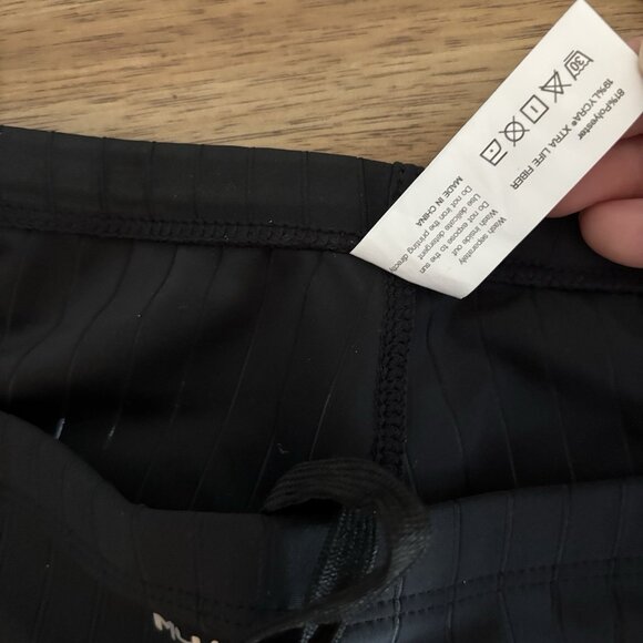 MY KILOMETRE Men's Swimsuit Jammer BLACK Solid Swim Endurance Size 3XL Fits XXL? - Picture 9 of 9